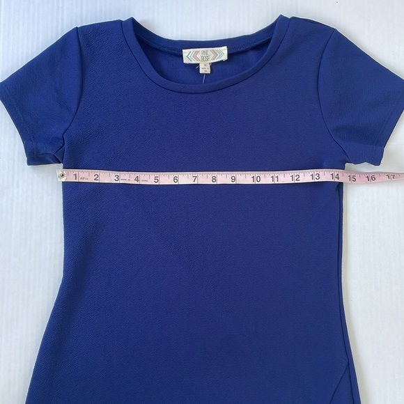 Pink Rose Blue Casual Sheath Dress Medium - Picture 10 of 12